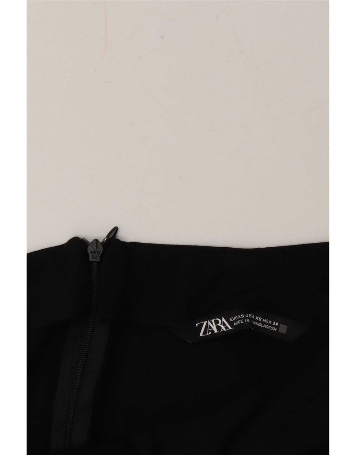 Zara Midi-nederdel til kvinder XS W24 Sort