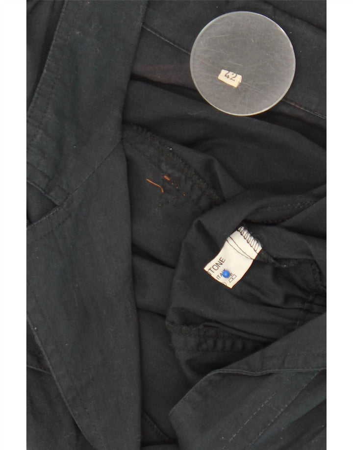 Vintage Jumpsuit til kvinder IT 42 Mellem marineblå bomuld