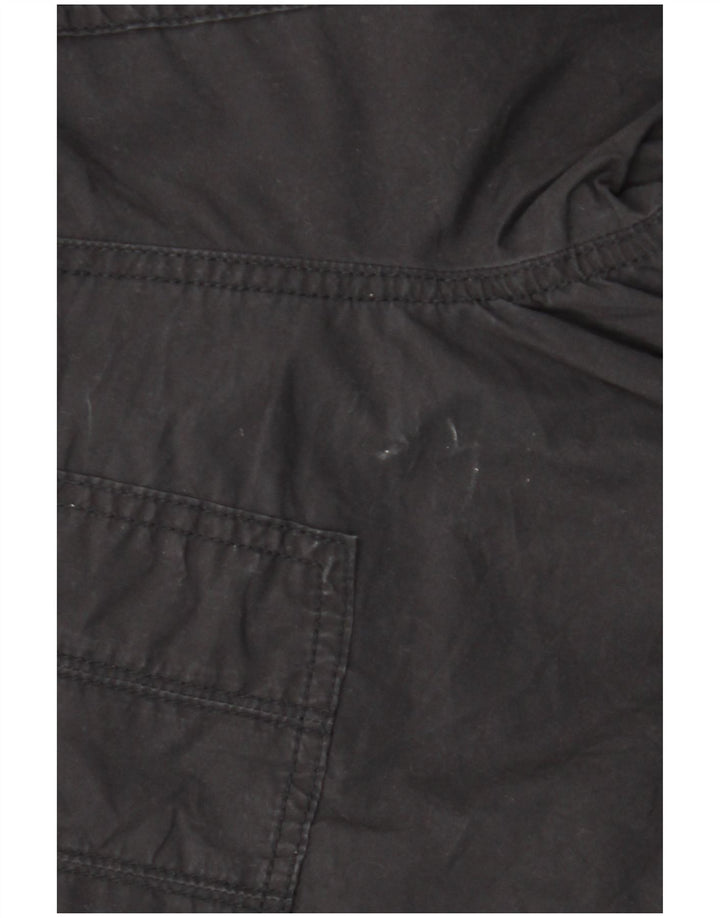 Dkny Dame Straight Cargo Bukser Small W29 L29 Sort Bomuld