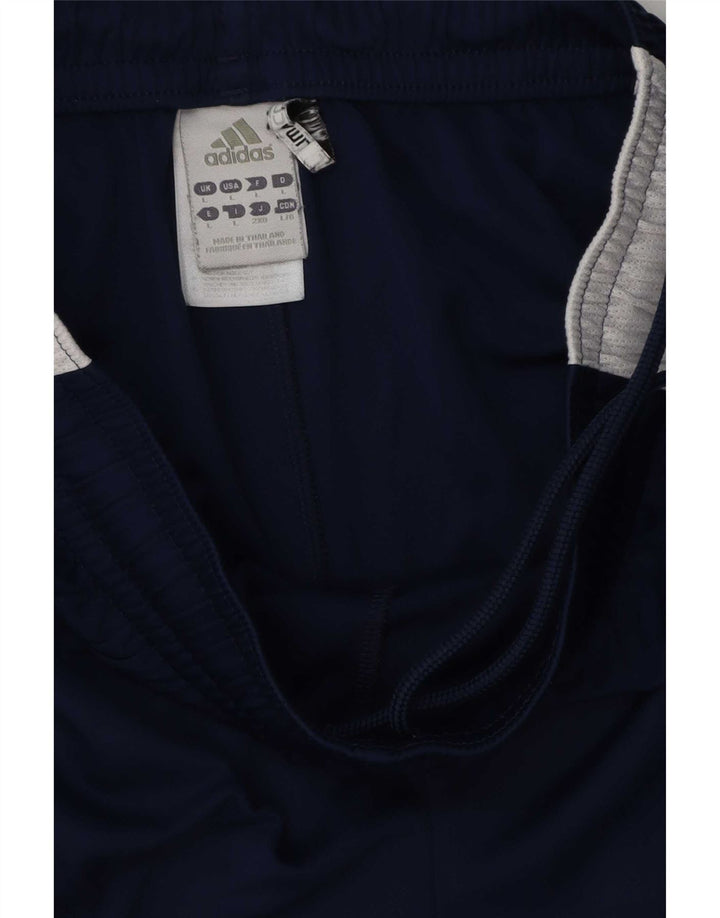 Adidas Herre Climacool Sport Shorts Large Navy Blue Colourblock Polyester