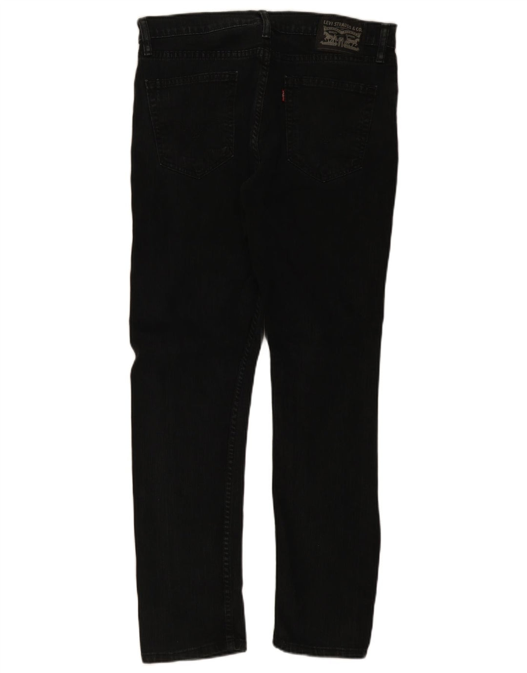 Levi's Slim Jeans til mænd W34 L30 sort bomuld