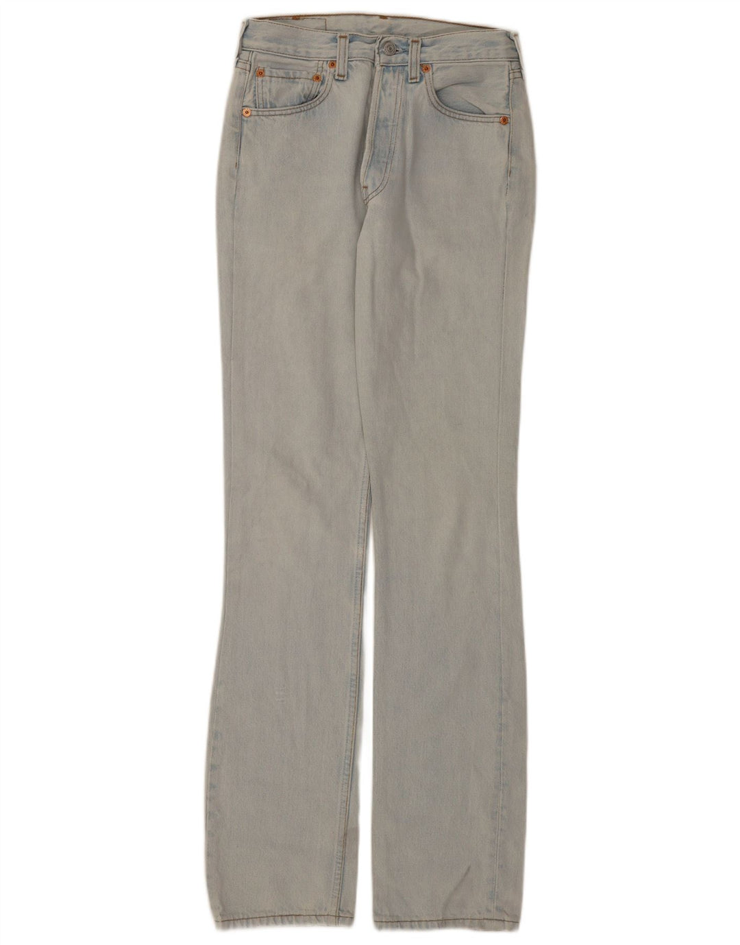 Levi's Dame 501 Bootcut Jeans W27 L34 Blå