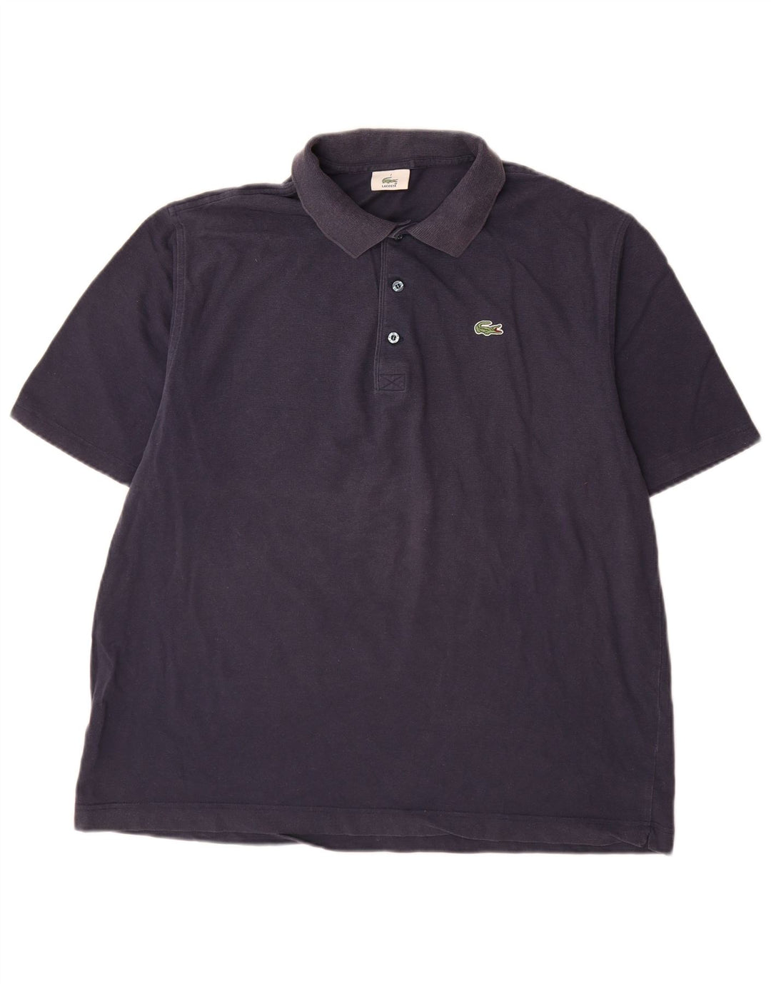 Lacoste herre poloskjorte str. 7 XL marineblå bomuld