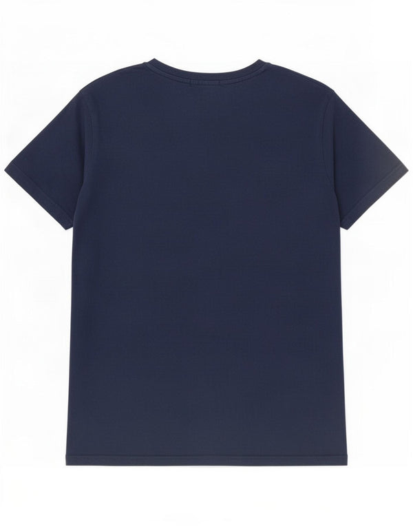 Mistral Boys Graphic T-Shirt Top 15-16 Years Large Navy Blue Cotton