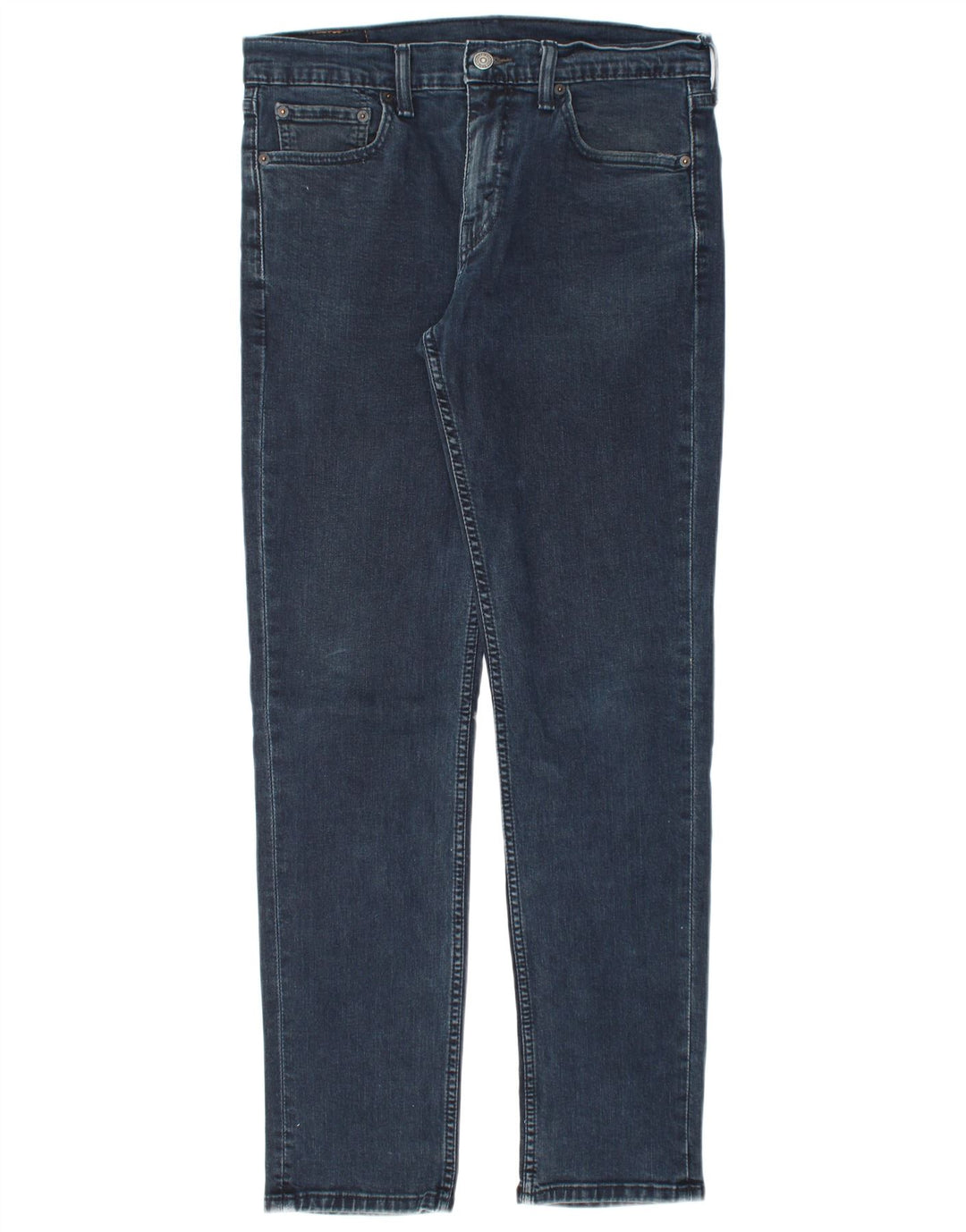 LEVI'S Herre 511 Slim Jeans W32 L32 Marineblå Bomuld