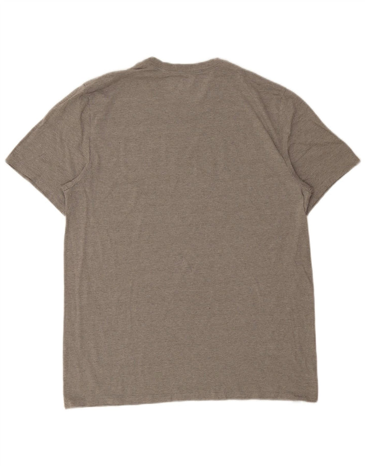 Calvin Klein Herre T-Shirt Top Stor Grå Bomuld