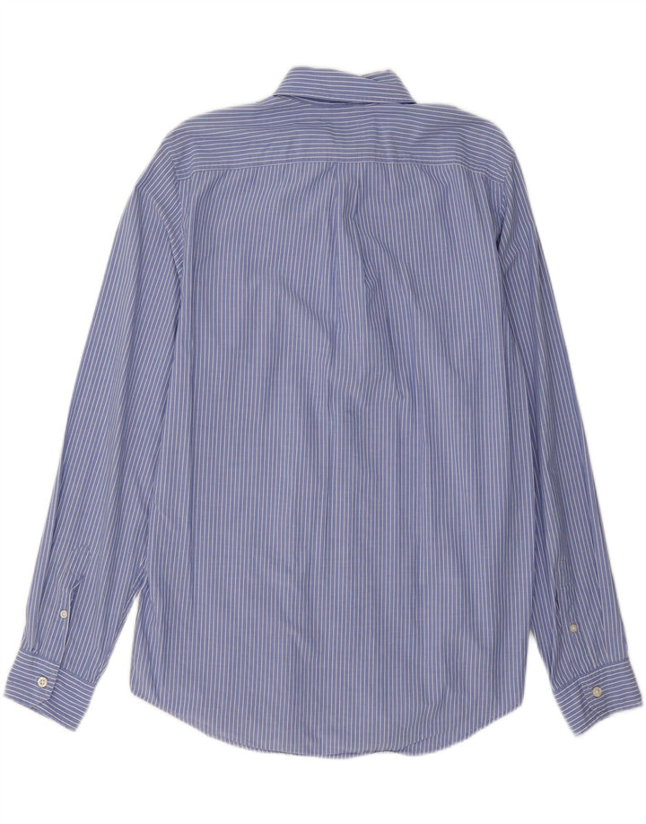 GAP Mens Shirt Medium Blue Pinstripe Cotton Vintage Gap and Second-Hand Gap from Messina Hembry 