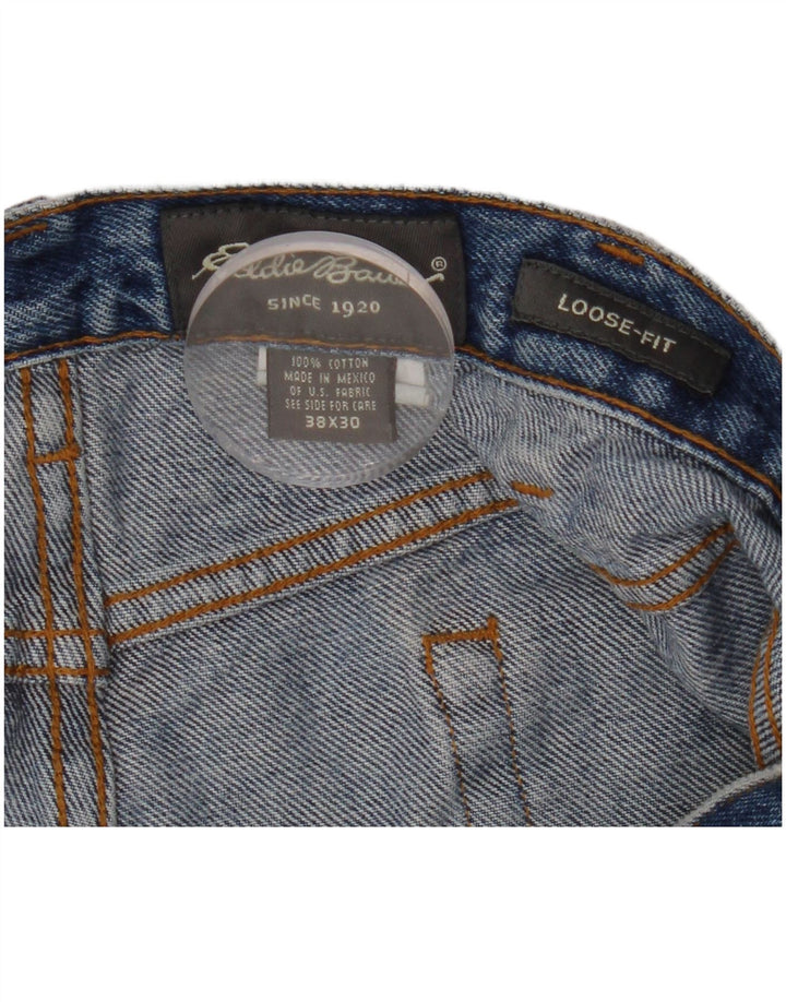 Eddie Bauer Herre løse jeans W38 L30 Blå Bomuld