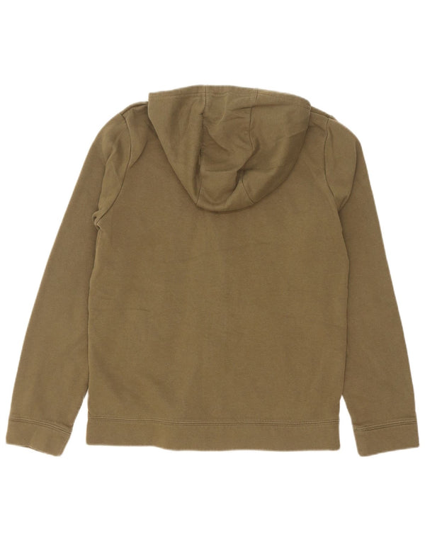 Nike hættetrøje med lynlås til drenge 13-14 år XL Khaki Bomuld