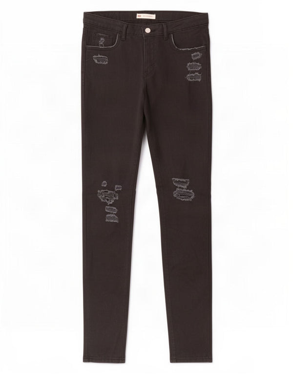 Levi's Boys 710 Distressed Super Skinny Jeans 15-16 år W30 L32 Sort