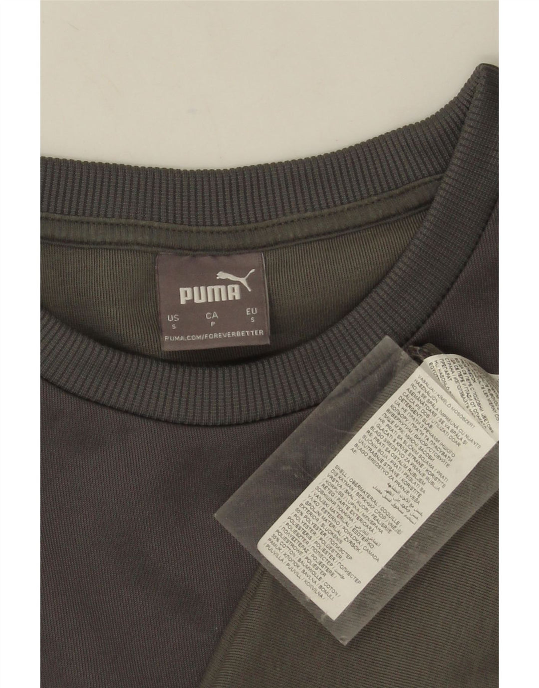 Puma Herre Grafisk Sweatshirt Jumper Lille Grå Polyester