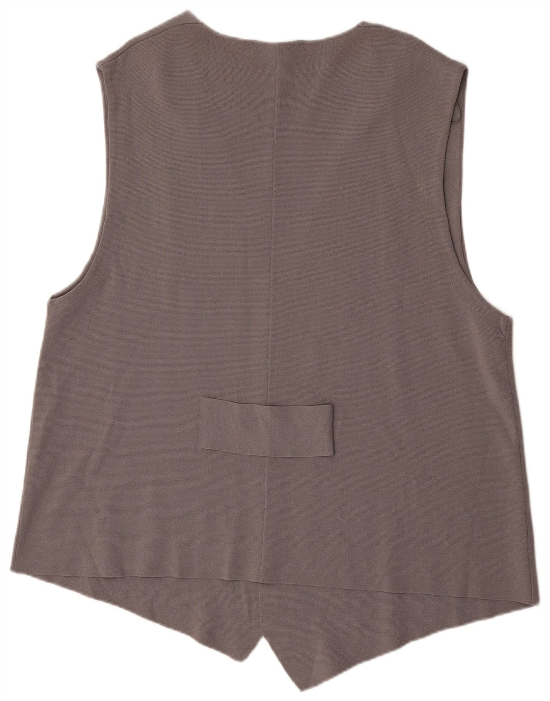 Zara Dame ÅBEN vest UK 10 Small Grey Viscose
