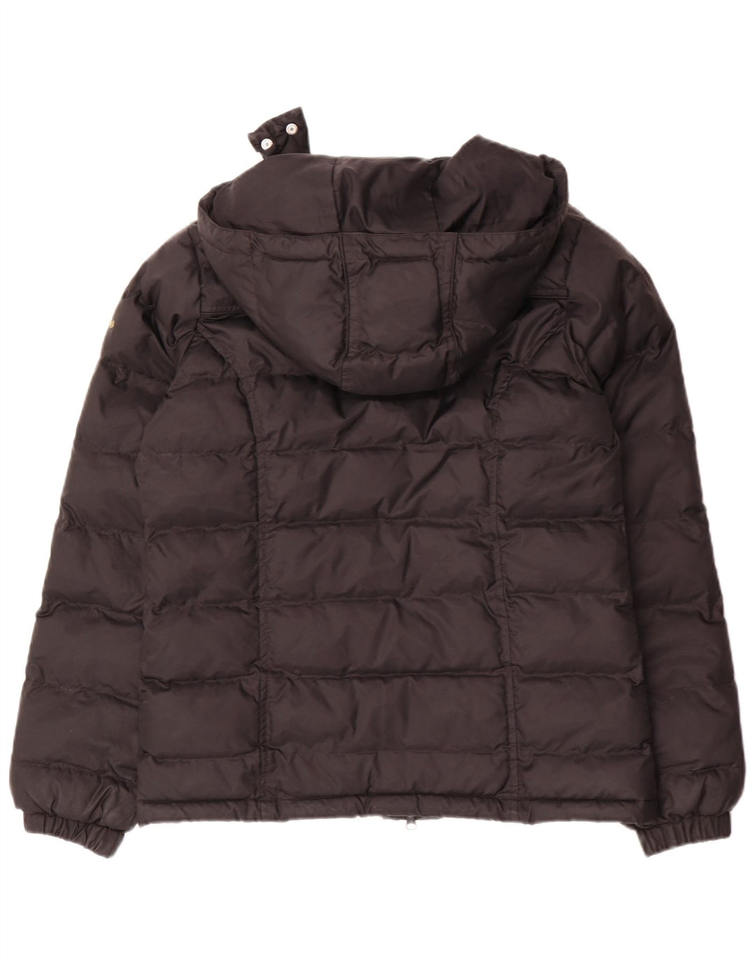 Lee Dame Hætte Oversized Polstret Jakke UK 6 XS Sort Polyamid
