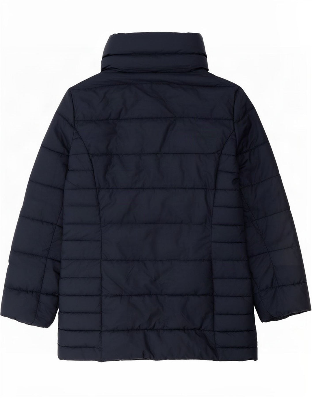 Marks & Spencer Polstret frakke til kvinder UK 12 Medium Navy Blue Polyester