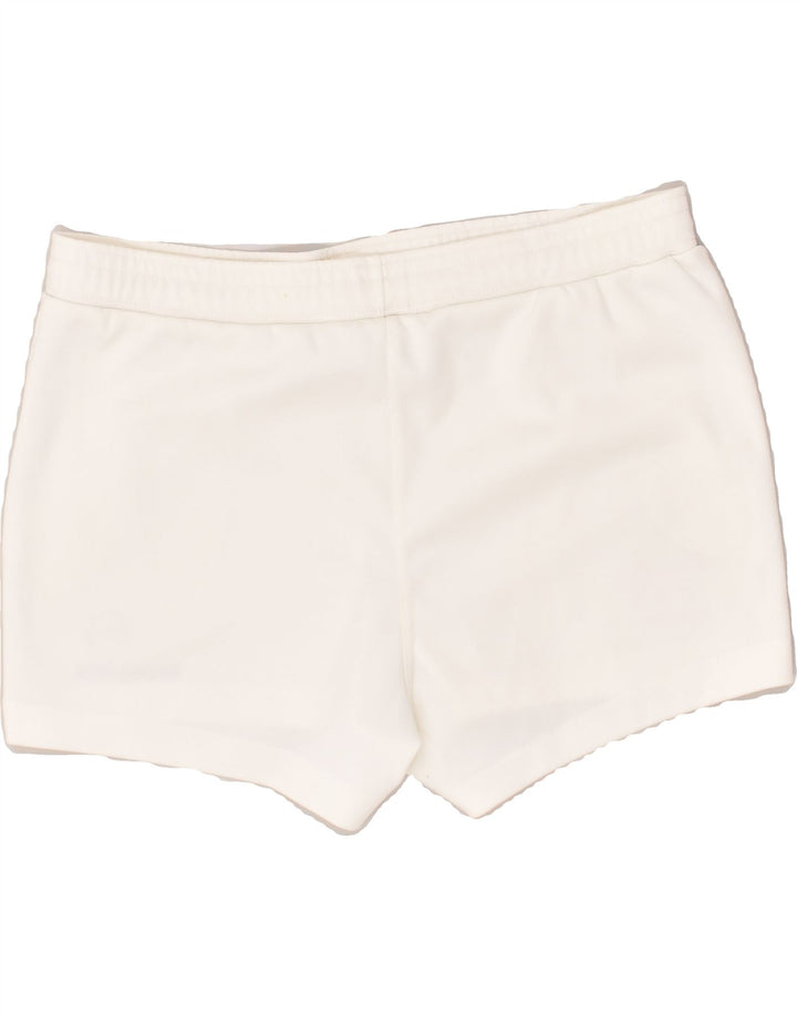 SERGIO TACCHINI Womens Sport Shorts UK 52 XL White | Vintage Sergio Tacchini | Thrift | Second-Hand Sergio Tacchini | Used Clothing | Messina Hembry 