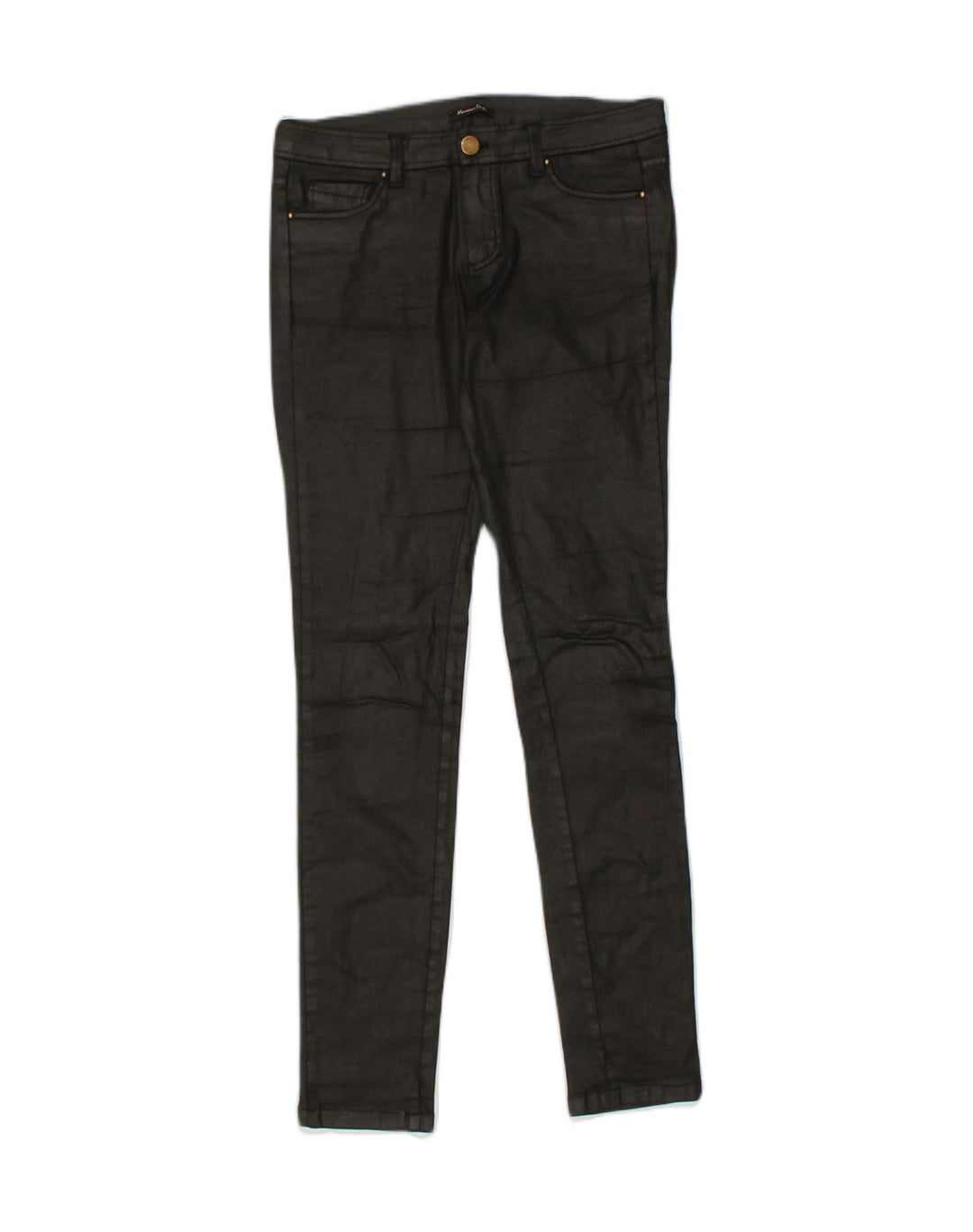 MASSIMO DUTTI Womens Skinny Casual Trousers W28 L30 Black | Vintage Massimo Dutti | Thrift | Second-Hand Massimo Dutti | Used Clothing | Messina Hembry 