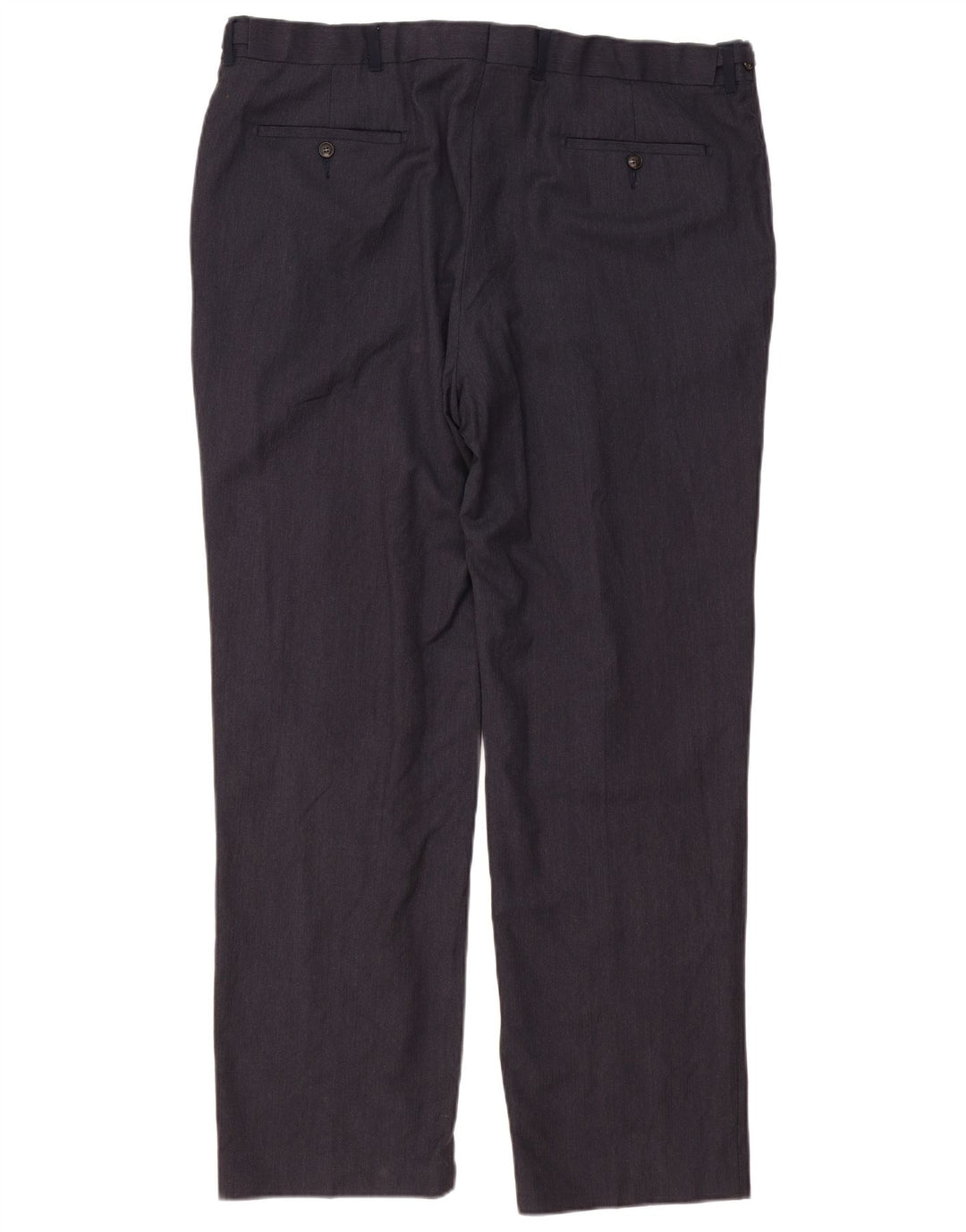 Marks & Spencer Herre Regular Fit Suit Bukser W42 L33 Marineblå Uld