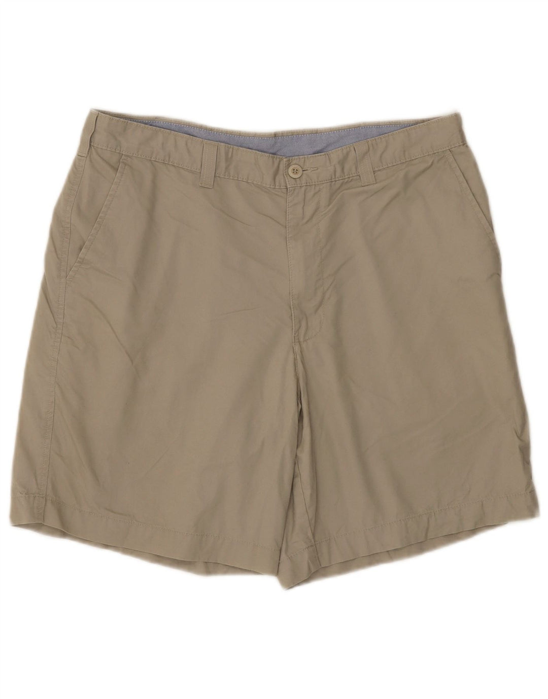 Marks & Spencer Herre Blue Harbor Chino Shorts W36 Stor Beige Bomuld