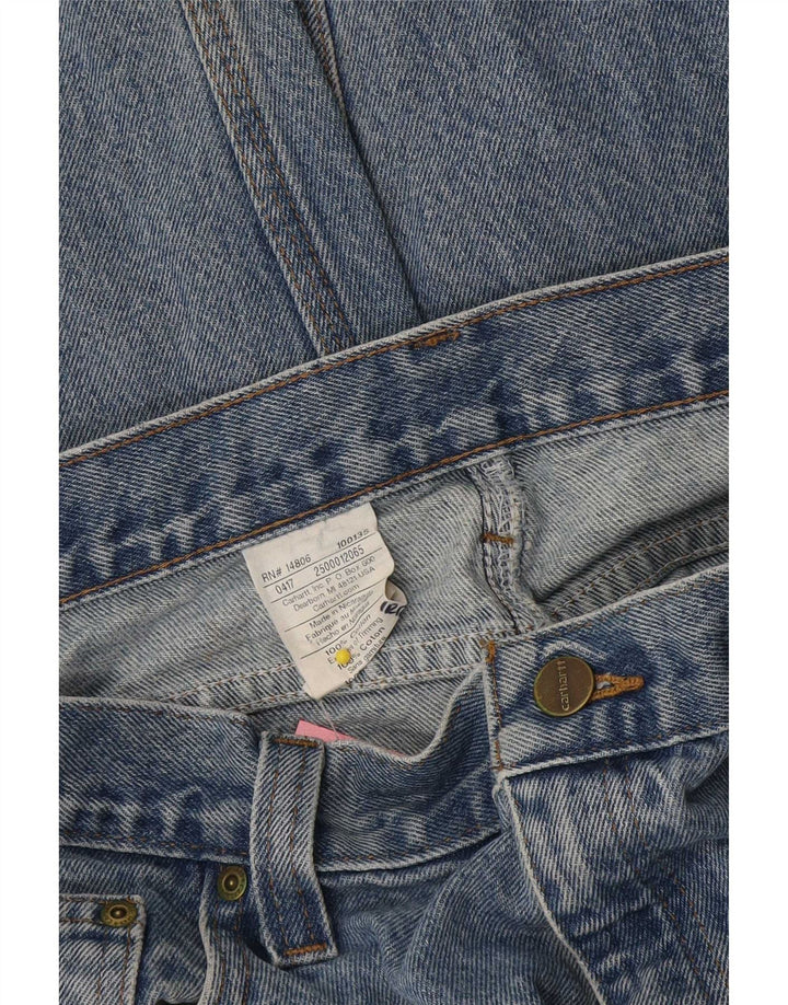Carhartt Straight Jeans til mænd W40 L30 blå bomuld