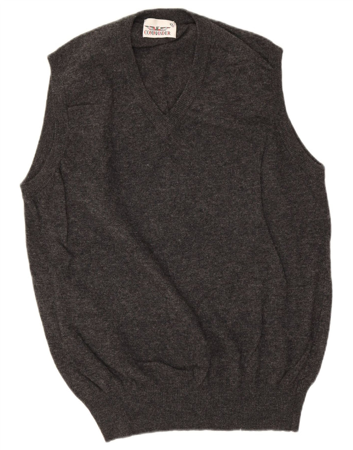 Commander Herrevest Tank Top IT 52 Stor Grå Uld