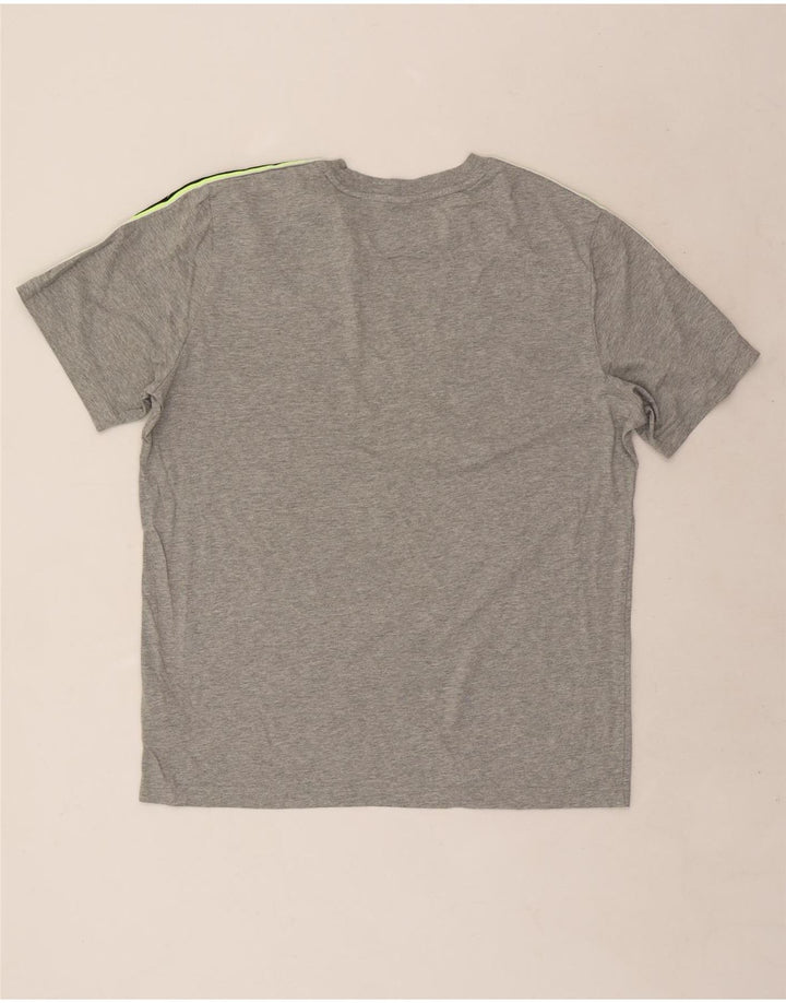 Nike Herre grafisk T-shirt Top Stor grå Colourblock Bomuld