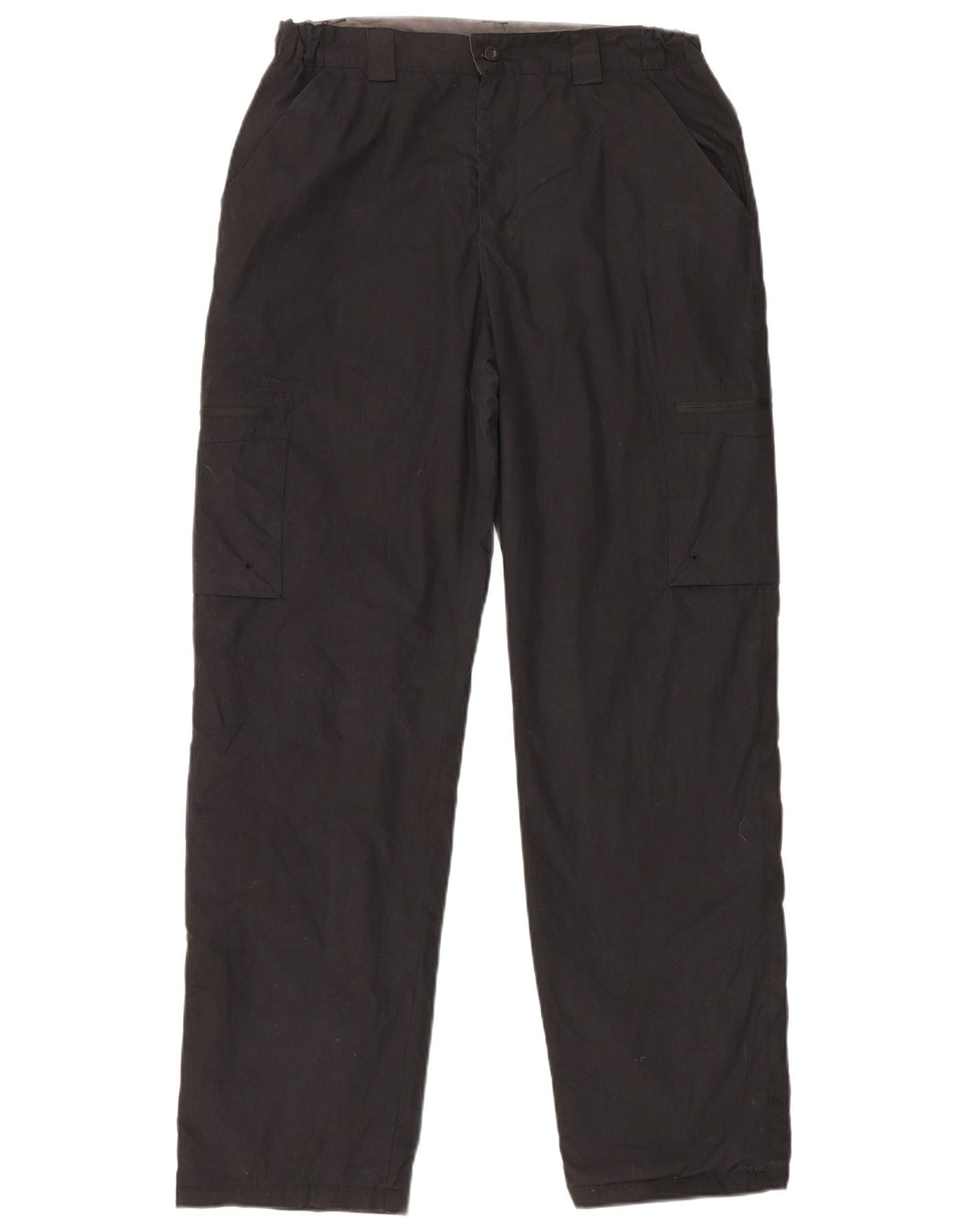 Mountain Warehouse Herre Straight Cargo Bukser W32 L31 Sort Polyester