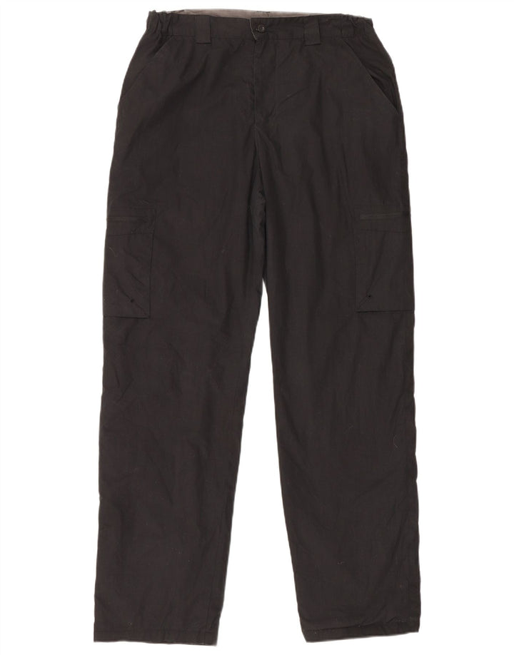 Mountain Warehouse Herre Straight Cargo Bukser W32 L31 Sort Polyester