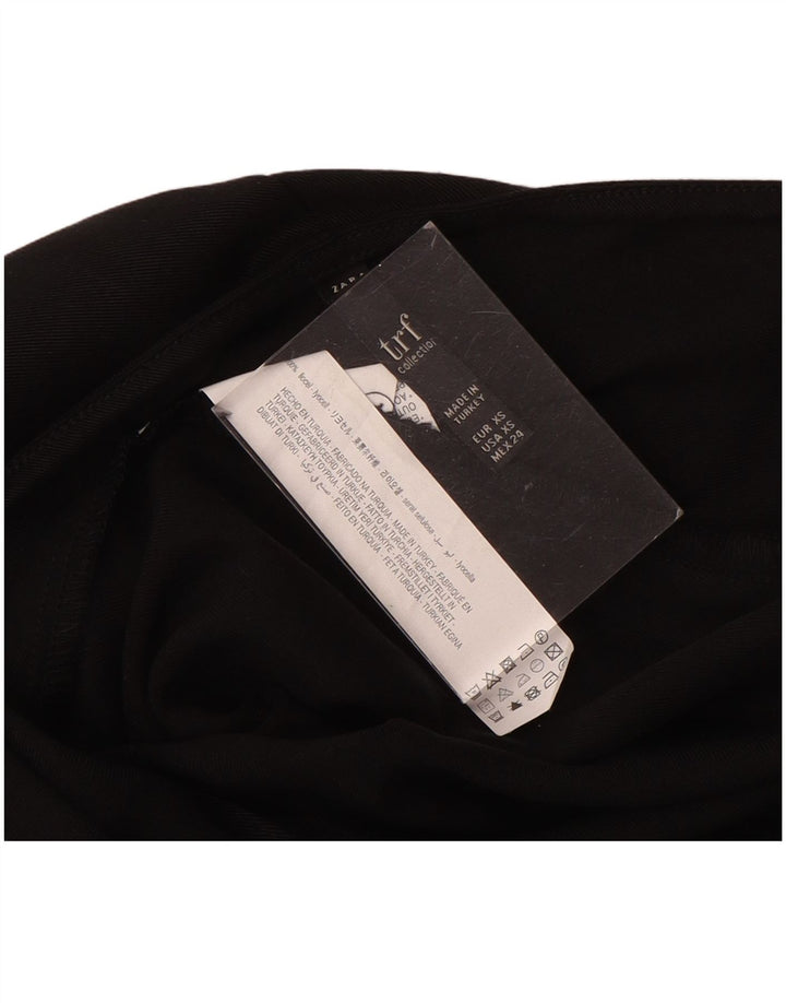 Zara Dame Jumpsuit UK 6 XS Sort Lyocell
