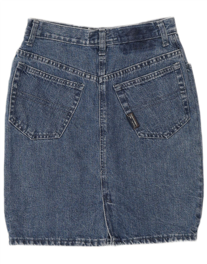 Trussardi Dame Denim Nederdel W26 Lille Blå