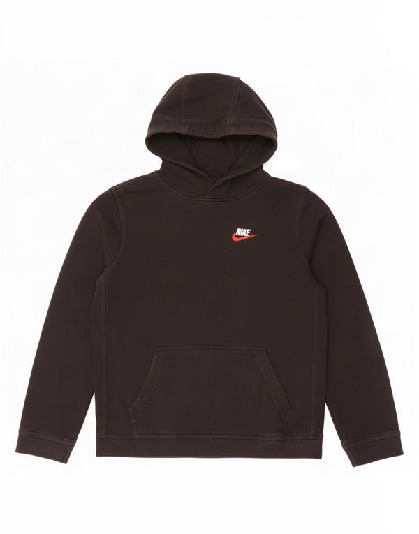 Nike Boys Hoodie Jumper 13-14 år XL Sort Bomuld