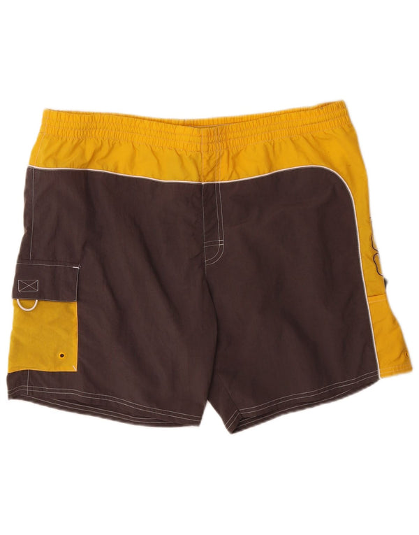 Fila Badeshorts til mænd XL Gul Colourblock Polyamid