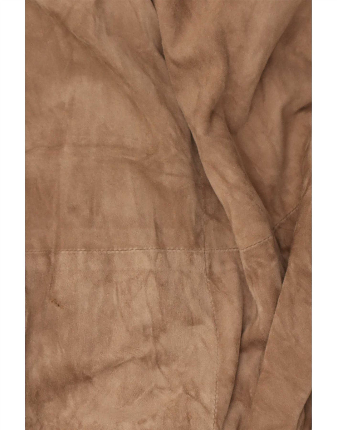 Vintage ruskindsfrakke til kvinder UK 14 Medium Beige Læder