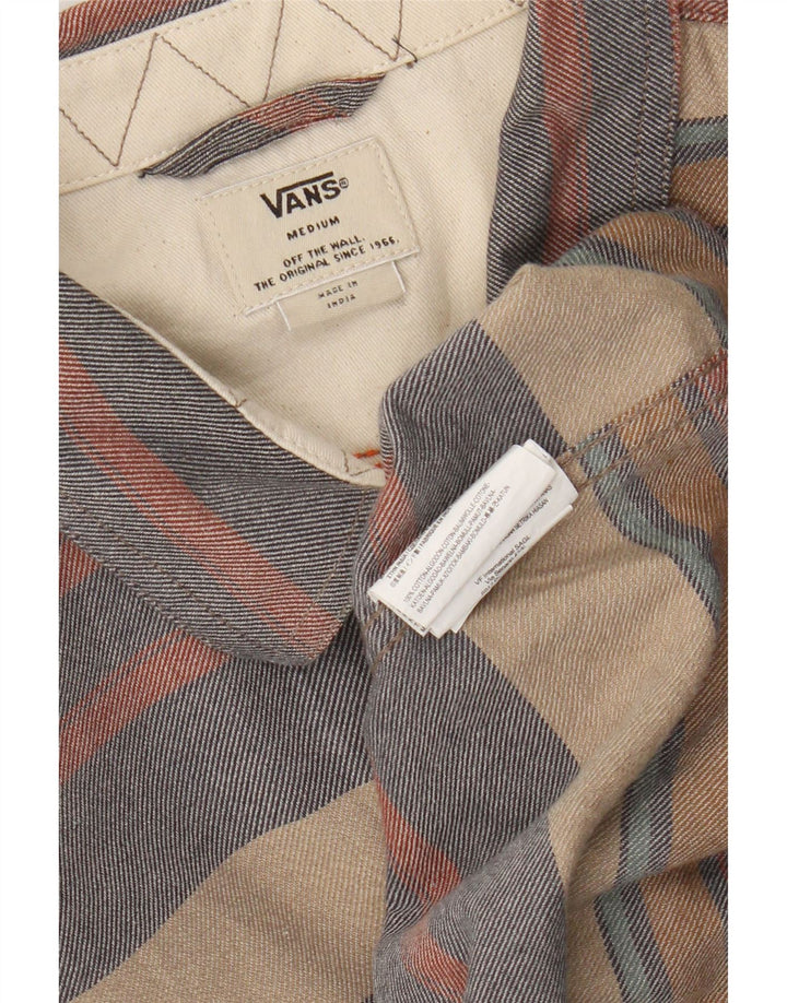 Vans Herre flannelskjorte Medium flerfarvet stribet bomuld