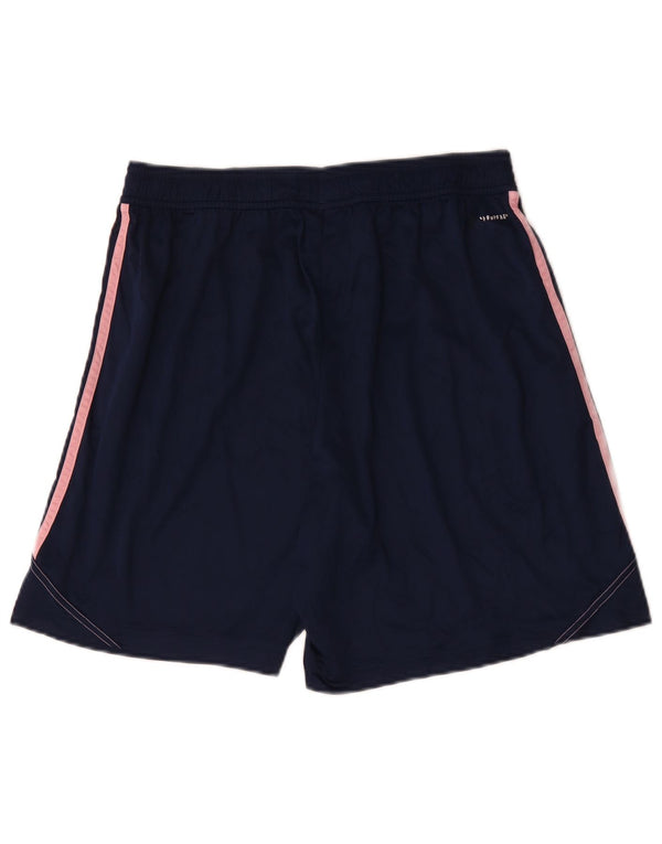Adidas Aeroready Sportsshorts til kvinder UK 18 XL Navy Blue Polyester