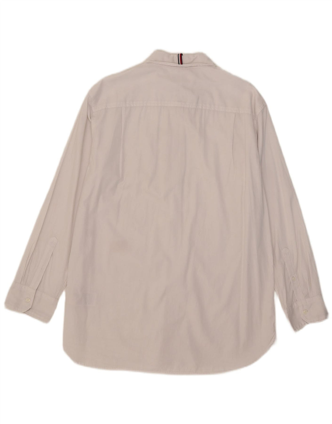Tommy Hilfiger Dameskjorte US 8 Medium Hvid Bomuld