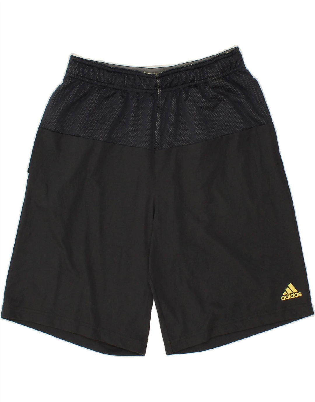 ADIDAS Mens Climalite Graphic Sport Shorts Medium  Grey Polyester Vintage Adidas and Second-Hand Adidas from Messina Hembry 