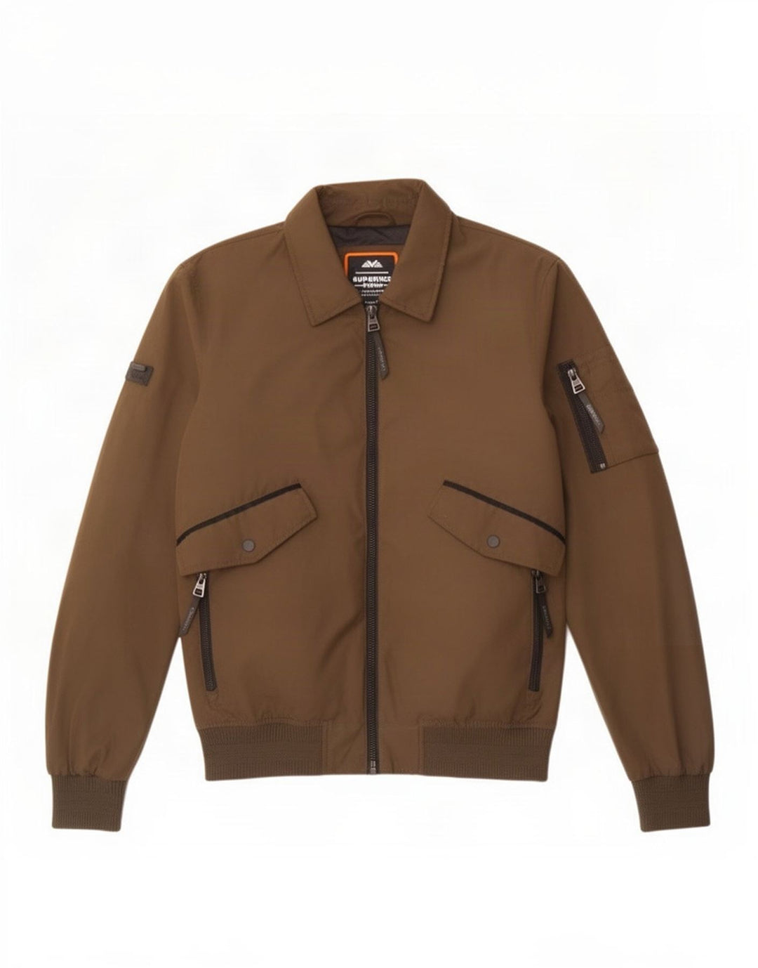 Superdry Bomber Jacket UK 38 Medium Khaki Polyester