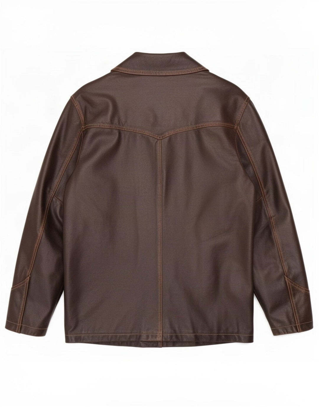 J.J.Scott Herre Læderjakke IT 48 Medium Brun