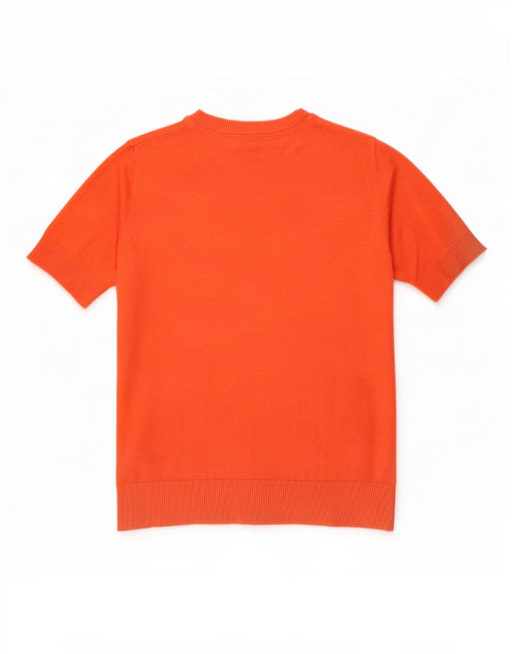 Marks & Spencer Dame sweater med rund hals DK 12 Medium Orange