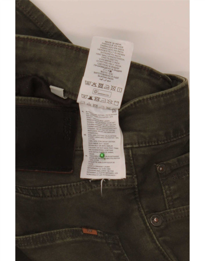 G-Star Slim Jeans til mænd W30 L32 Khaki Bomuld