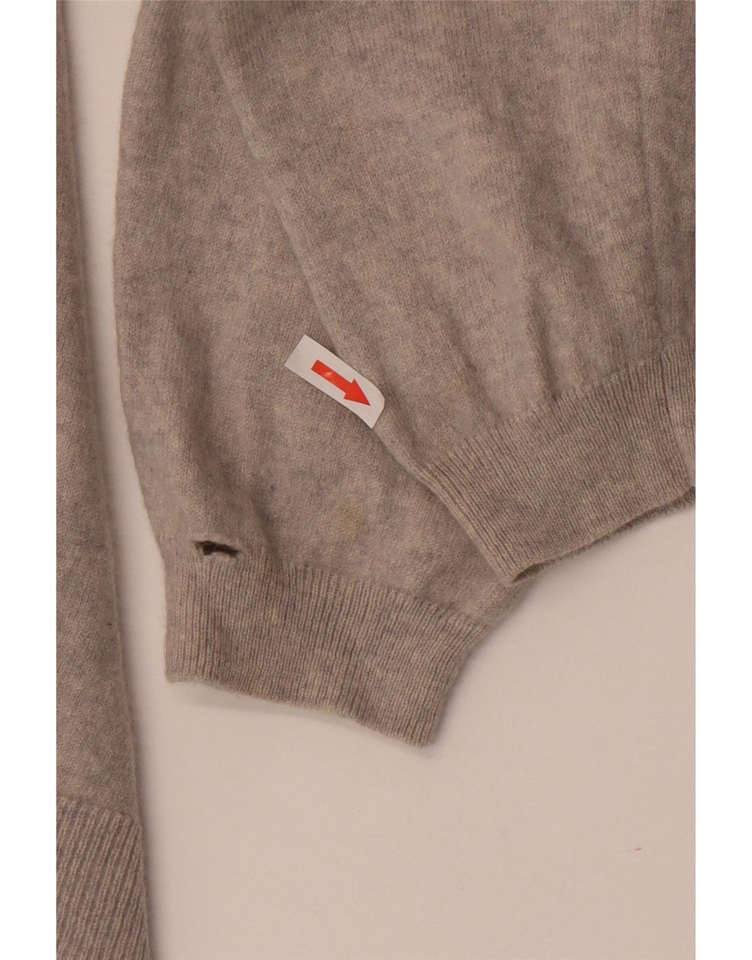 Massimo Dutti Dame Langærmet Jumper Kjole UK 10 Lille Grå Uld