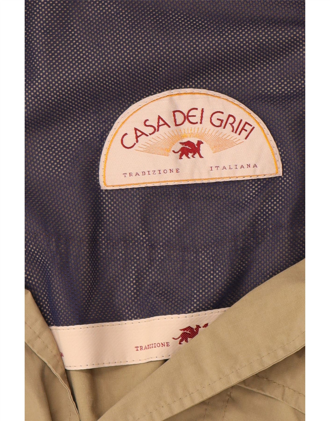 VINTAGE Herre Utility Jacket UK 42 XL Beige