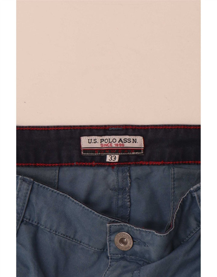 U.S. Polo Assn. Herre Chino Shorts W33 Medium Blue Bomuld