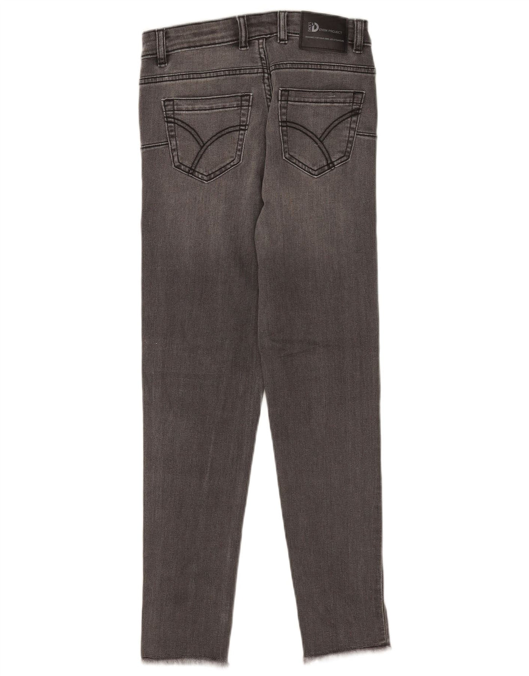 Dacks Dame Crop Skinny Jeans IT 44 Medium W28 L25 Grå