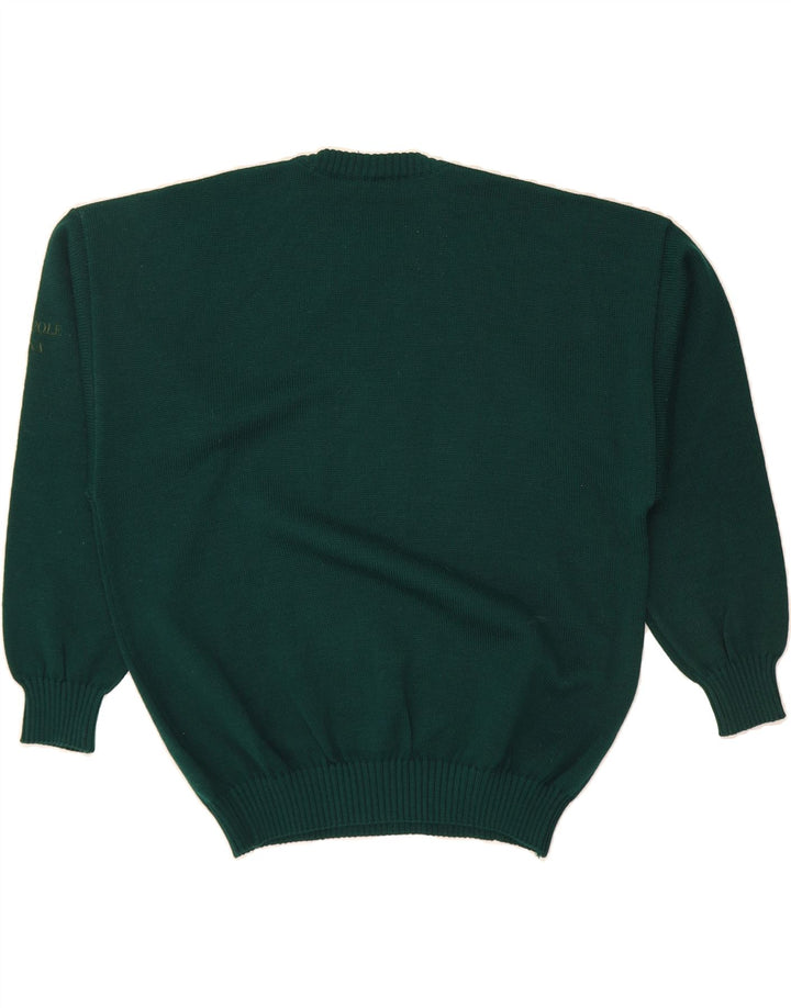 NORTH POLE Mens Crew Neck Jumper Sweater XL Green Argyle/Diamond Vintage North Pole and Second-Hand North Pole from Messina Hembry 