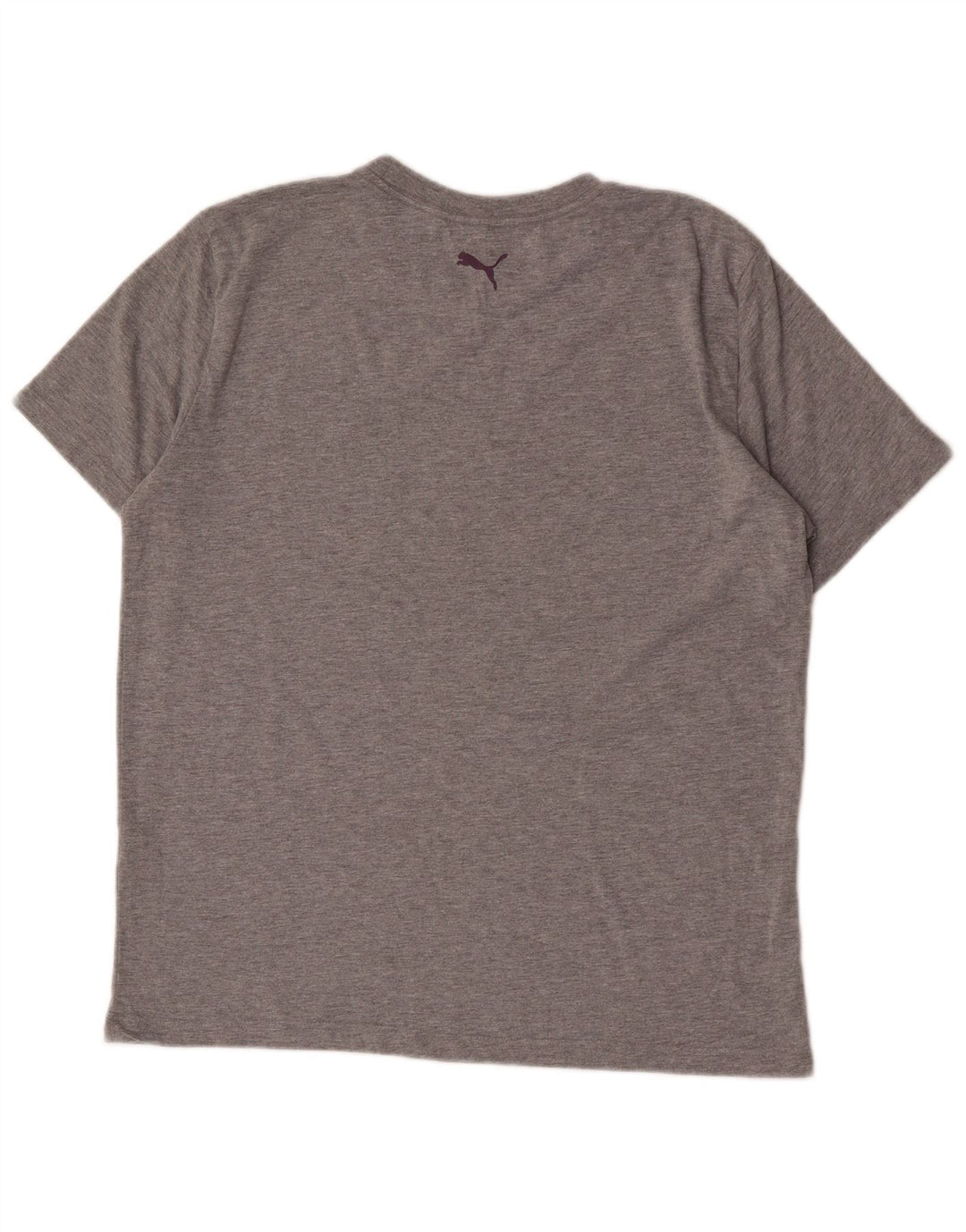 Puma Herre grafisk T-shirt Top Stor grå flækket bomuld