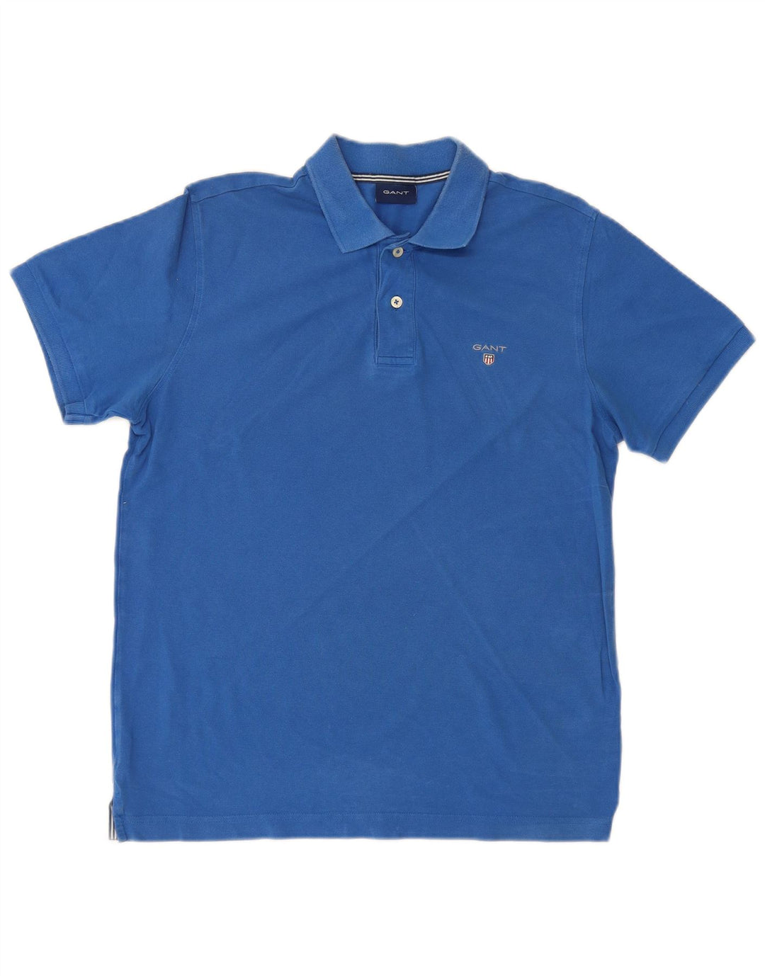 Gant herre poloshirt mellemblå bomuld