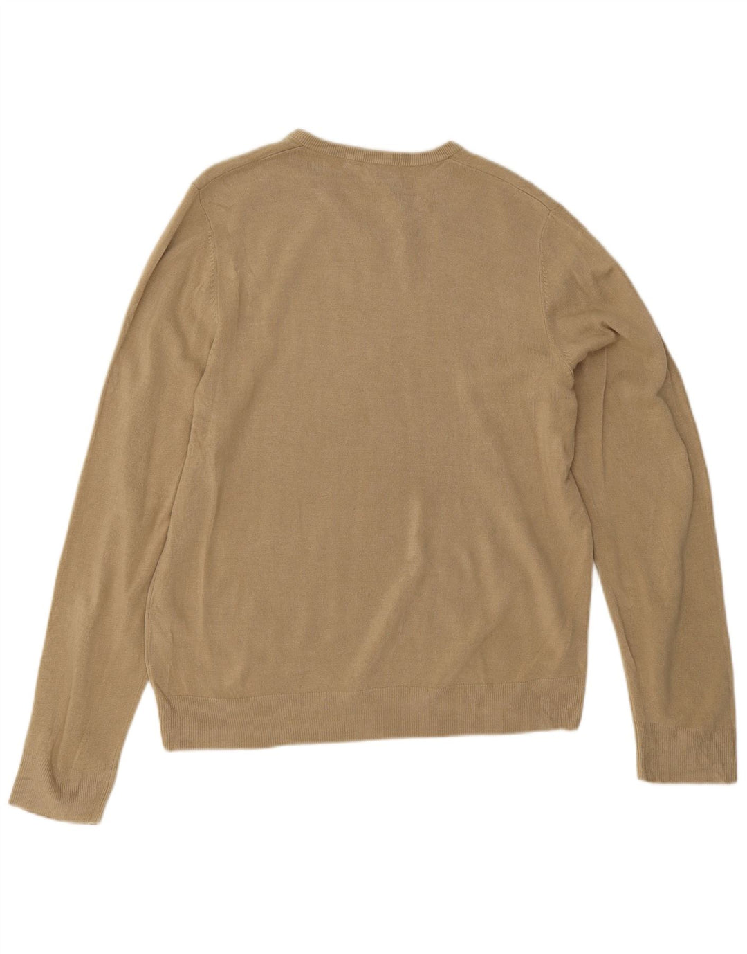 Marks & Spencer Herre V-hals sweater Stor Beige Akryl