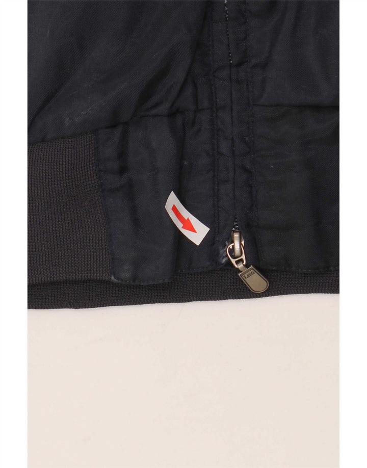 Lee Bomber Jacket UK 36 Small. Marineblå