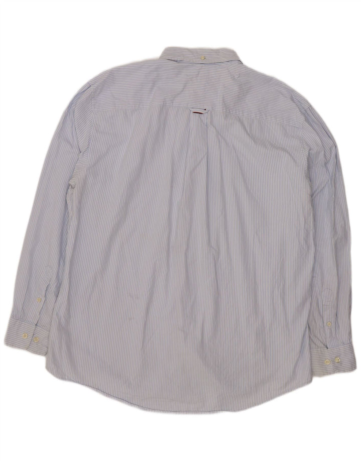 Tommy Hilfiger herreskjorte 2XL blå stribet bomuld